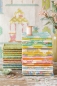 Preview: Tilda Patchwork Stoff Baumwolle - Sunday Brunch - White Flower Teal